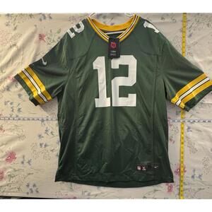 Nike Green Bay‎ Packers On Field Jersey XL Aaron Rodgers #12 NFL Adult XL